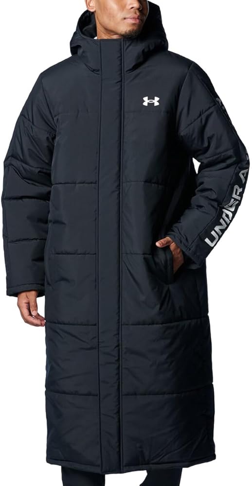 【美品】アンダーアーマー トレーニング アウター UA ロングコート ワードロゴ セール】UAロゴ ロングコート（トレーニング/メンズ）（その他